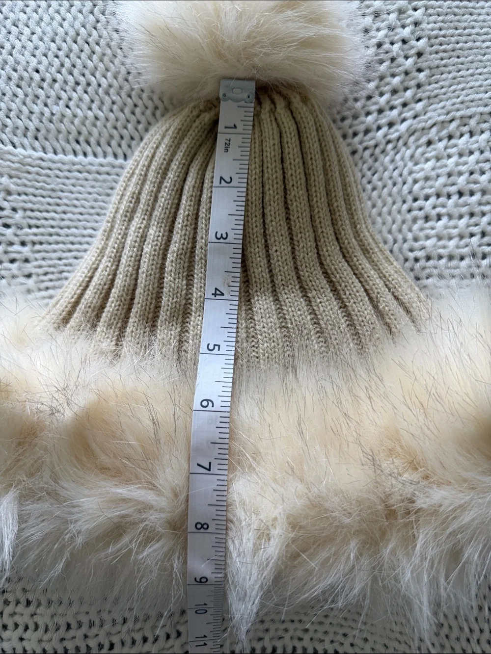 Women’s Faux Fur Pom Beanie
